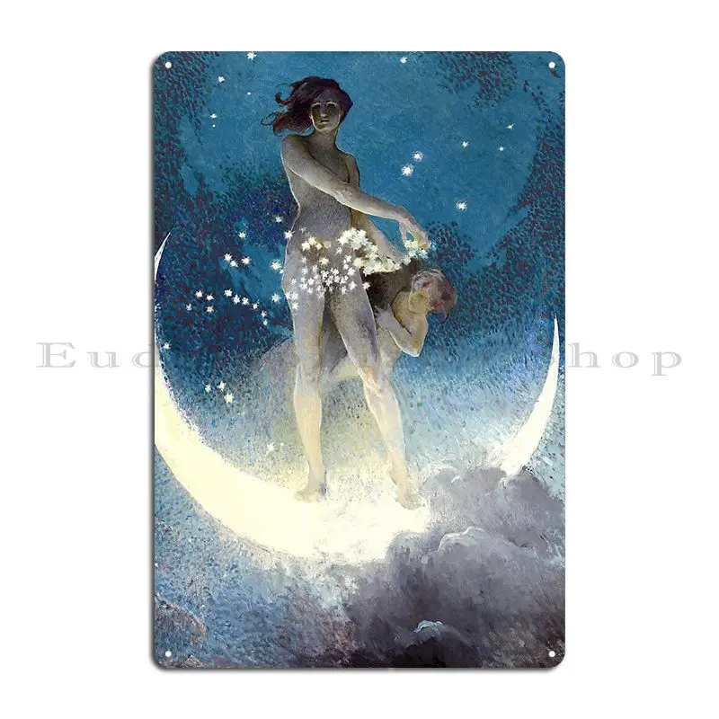 Celestial Artwork Poster Metal Plaque Poster Wall Mural Funny Printed Rusty Pub Plates Tin Sign Poster