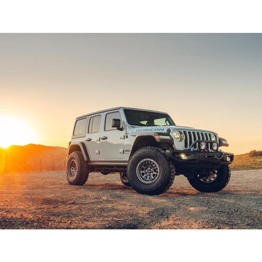 عجلة 18 بوصة متوافقة مع جيب رانجلر JK JL وGladiator JT للقيادة على الطرق الوعرة عجلات 18x9 5x5 مع إزاحة 12 مم و4.5 #5