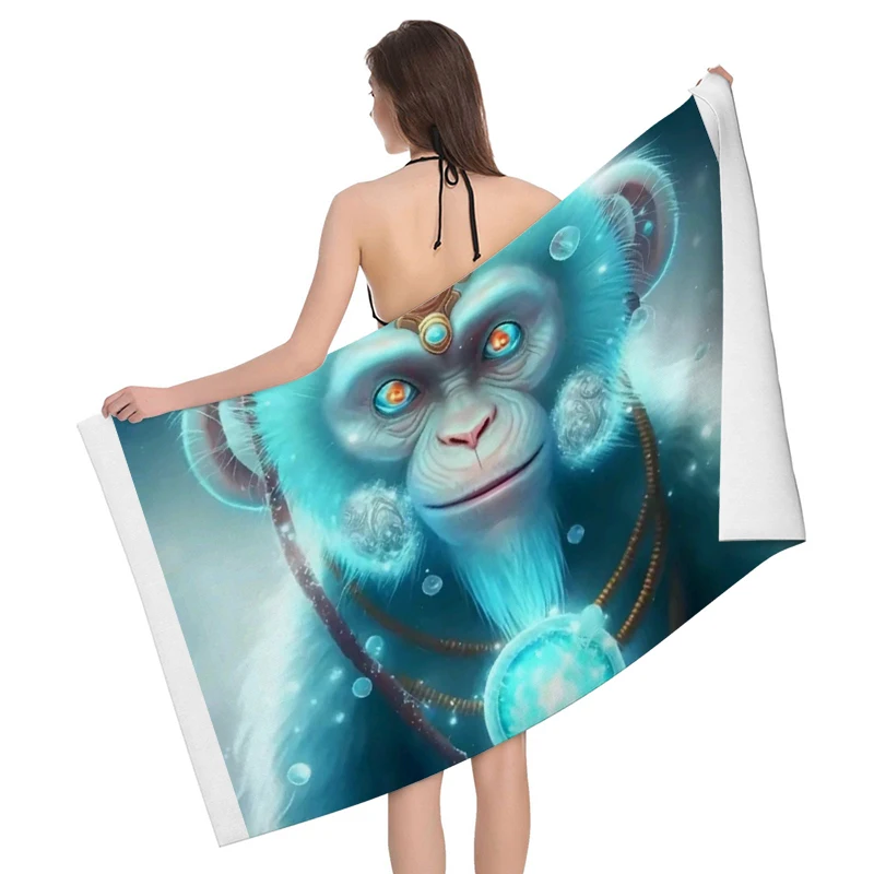 Home bath towels for the body towels Anime style bathroom quick drying microfiber beach towel man and women large sports towel