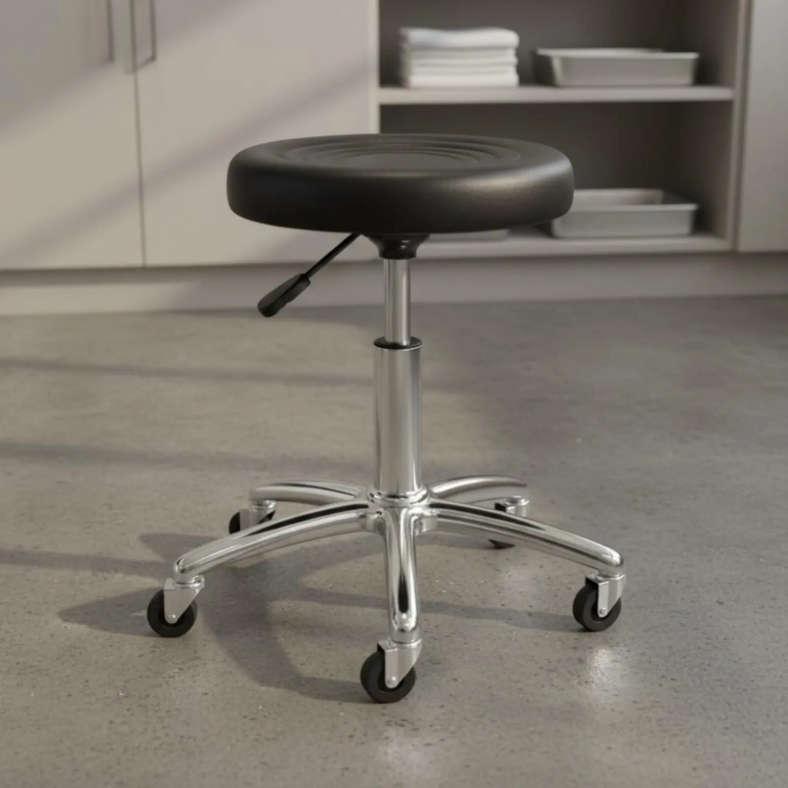 sgabello-rotondo-regolabile-in-altezza-con-base-argentata-girevole-per-bar-e-officina