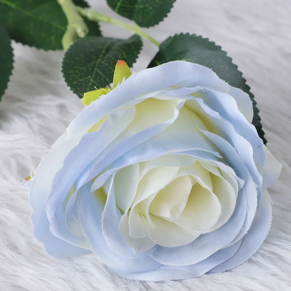 

10pcs Artificial Roses Fake Flowers Lifelike Rose Bouquet Wedding Decoration Flower Arrangement Supplies Faux Rose Bulk Party