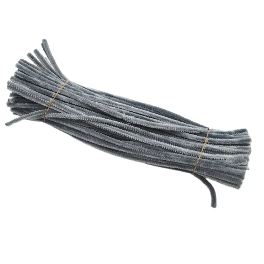 Crafters\\\' Delight 100pcs Vibrant Chenille Stems Pipe Cleaners  30cm Length  0 6cm Diameter  Perfect For DIY Projects
