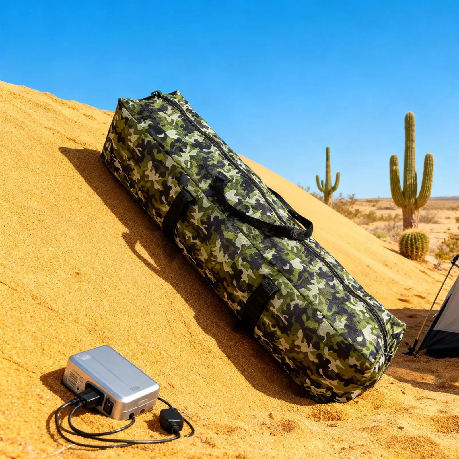 حقيبة تخزين الخيمة حقيبة حمل محمولة من قماش أكسفورد حقيبة عملية متعددة الوظائف للسفر والرحلات ورحلات الصيد في الهواء الطلق