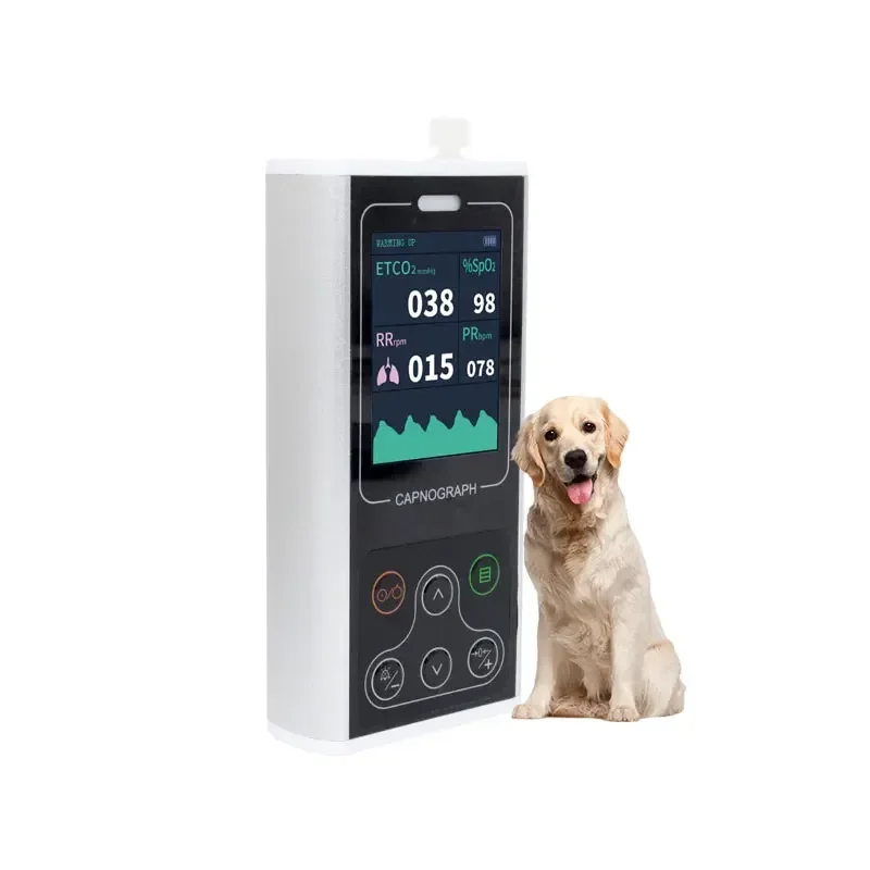 

Портативное ветеринарное устройство Capnograph CA10S-VET ETCO2 для здоровья животных