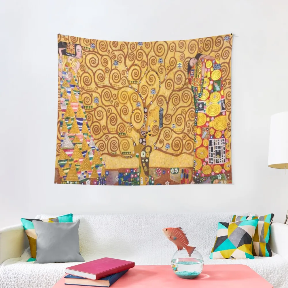 

Gustav Klimt - The tree of life Tapestry Wall Decorations Decorative Paintings Decorative Wall Mural Wall Tapestries Tapestry
