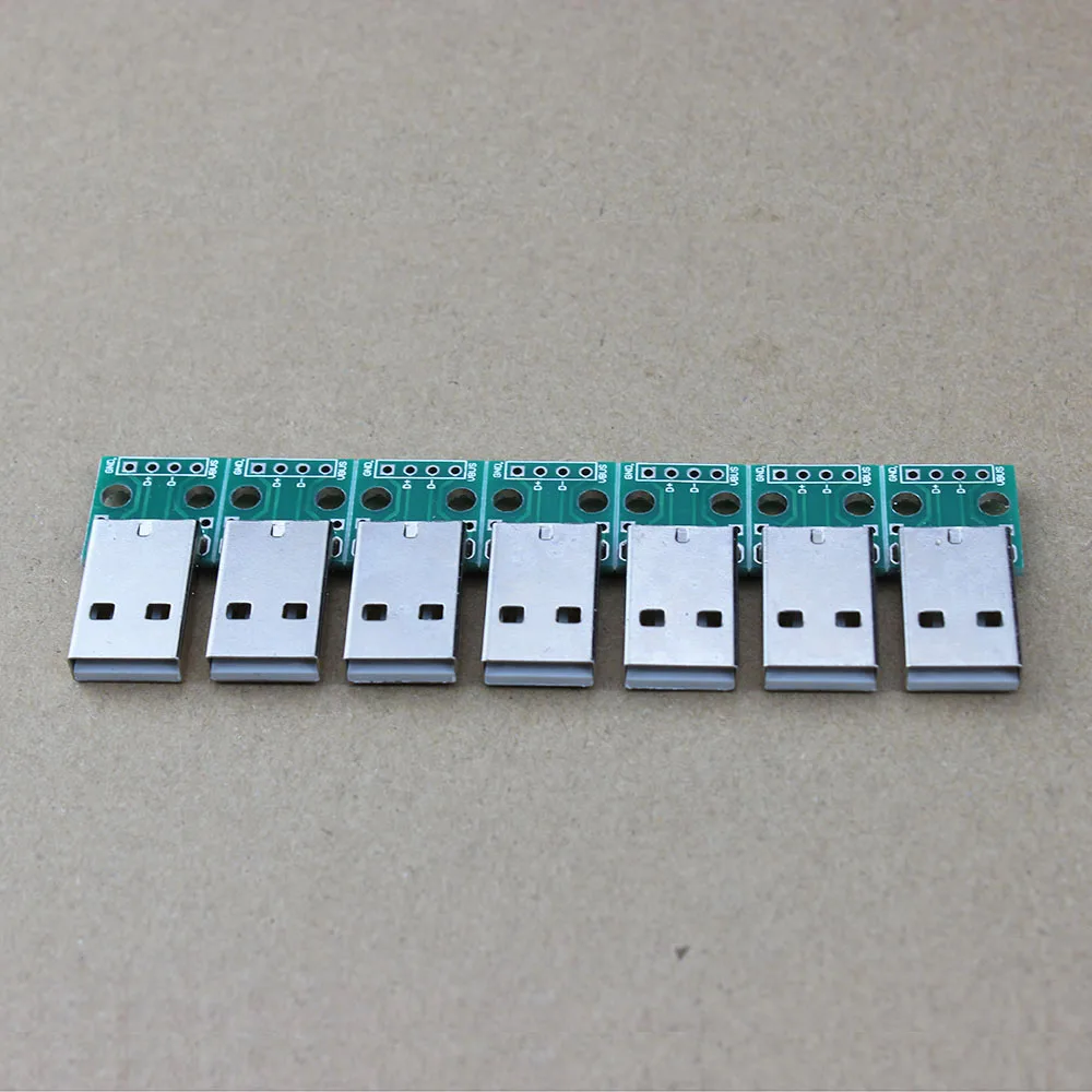 1Pc Micro Mini USB USB A Male USB 2.0 3.0 A Female USB B Connector Interface to 2.54mm DIP PCB Converter Adapter Breakout Board