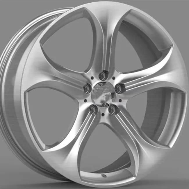 

Factory Sale Silver Color 18 19 20 21 22 24 26 Inch 5*112 Forged Automobile Wheel Rim
