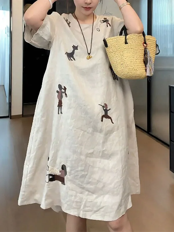 Ele brodé Midi Dr femmes grande taille Design Sensation minceur a-ligne jupe trajet Sle Version coréenne