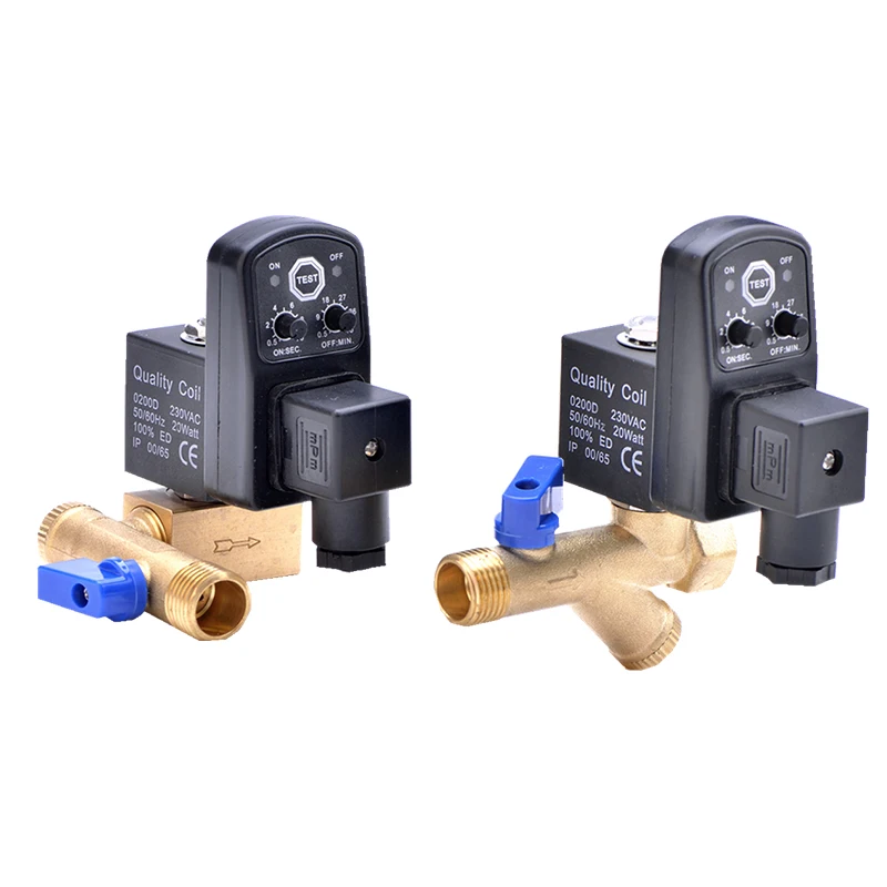 Electronic automatic drain valve drain valve OPT-A/B OPT-HP40 air pressure 4-point drain valve drain valve 0200D