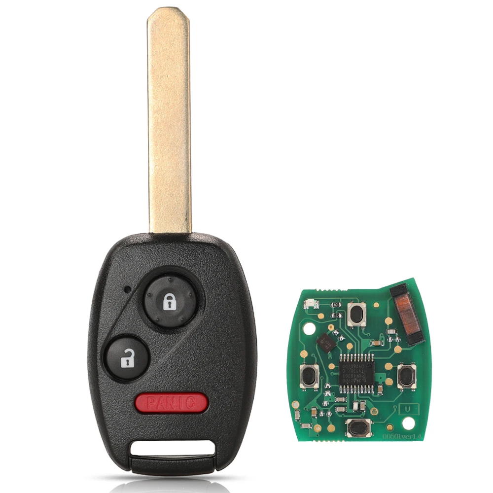 Jingyuqin N5F-S0084-A N5F-S0087-A Fernbedienung Auto Schlüssel Für Honda Civic 2006 + ID46 PCF7961 Chip 313,8/433 Mhz 2/3/4 Tasten