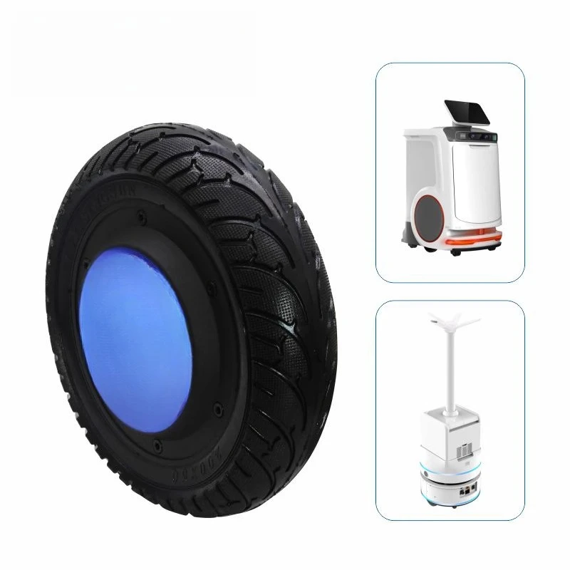 8 Inch Wheel Hub Servo Motor 100KG Load - Dual Drive Set with 24V DC,High-Performance Motor Kit for Robotics Automated Mobility