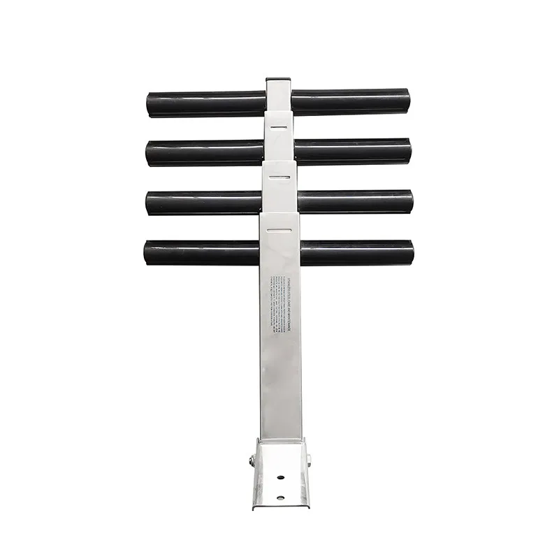 3/4 Section Telescopic Ladder, Stainless Steel Telescopic Ladder, for Yacht Motor Boat Accessories