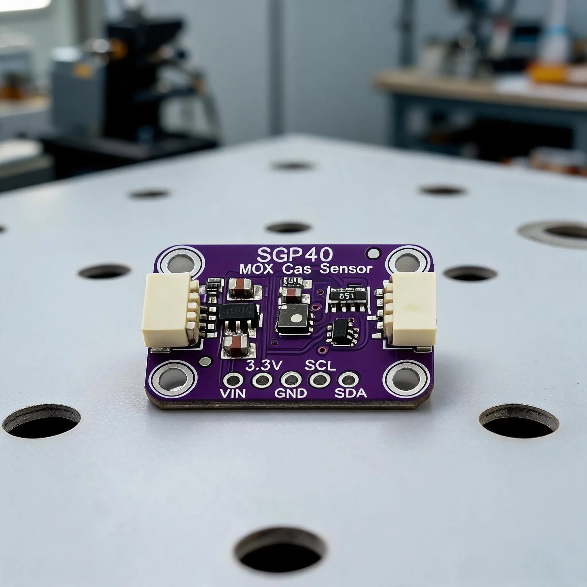 Gas Sensor Module SGP30 SGP40 SGP41 For Carbon Dioxide TVOC Detection MOX Technology 2V-5V I2C Interface