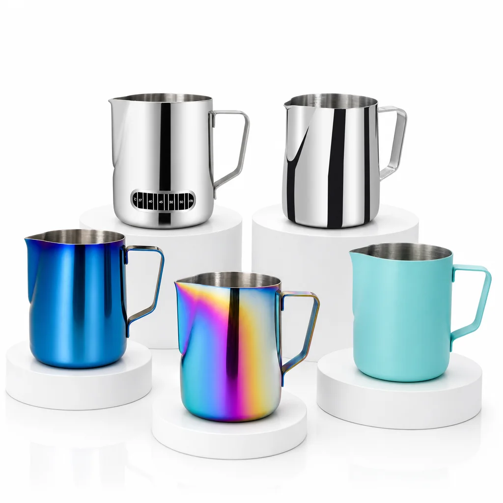 Stainless Steel Milk Frothing  - Barista Milk Jug 评论和价格