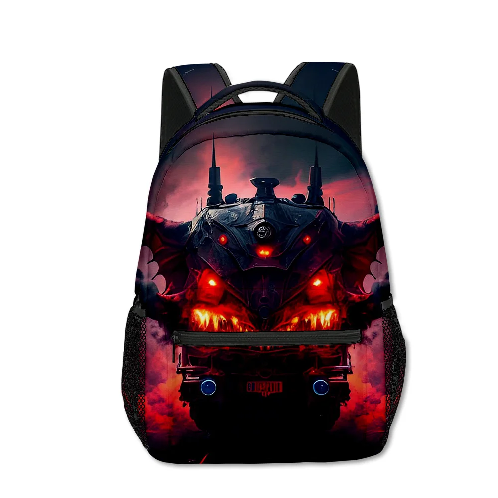 

Luxury Novelty Choo-Choo Charles student Bookbag Notebook Backpacks 3D Print Oxford Waterproof Boys/Girls Travel Backpacks