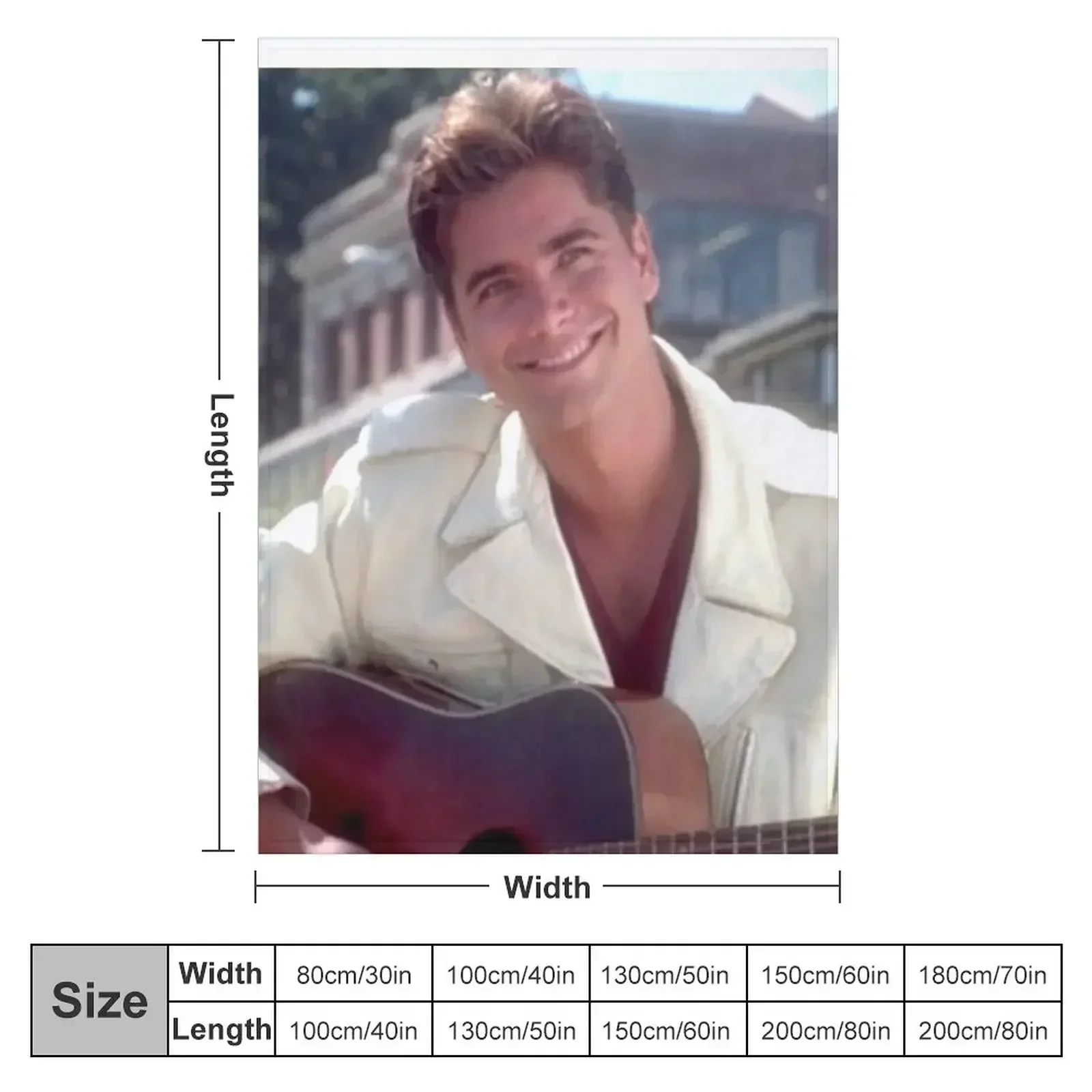 Uncle Jesse Throw Blanket Large Retros Blankets