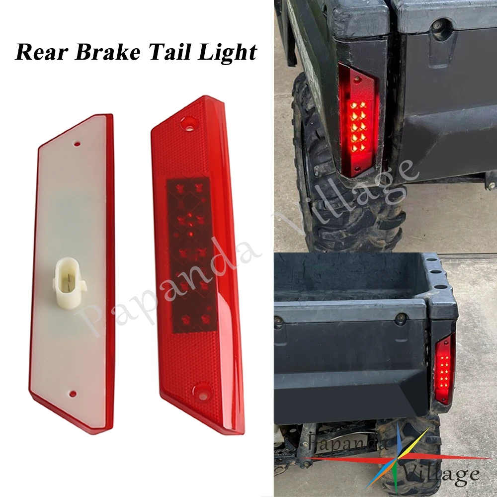 

Waterproof UTV Running Tail Lights LED Taillight For Polaris Ranger 500 700 800 900 GEM EM1400 2009-2016 Rear Brake Stop Lamps
