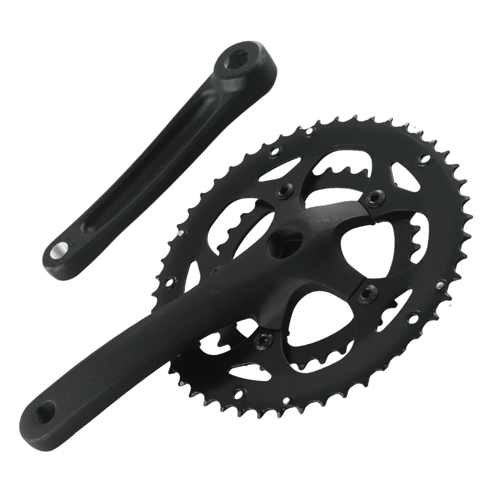 Double Chainwheel Set For For Road Bikes 34/50T Crankset 170mm Arm Length Durable And Lightweight For Superior Performance