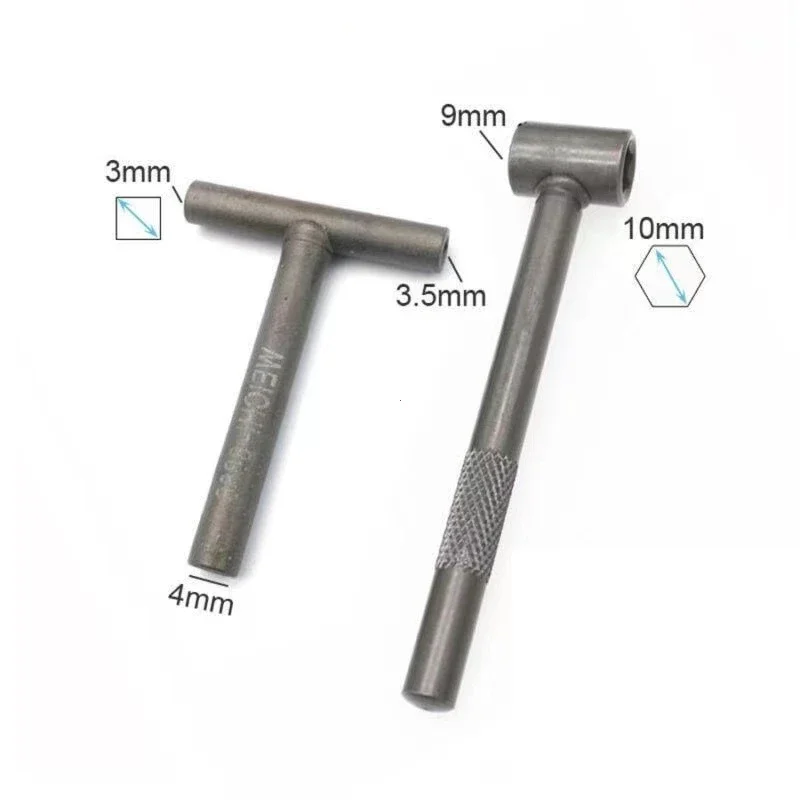 Motorcycle Engine Valve Screw Adjusting Spanner Tool Valve clearance adjustment tools + Feeler gauge 0.005 - 0.020 inch