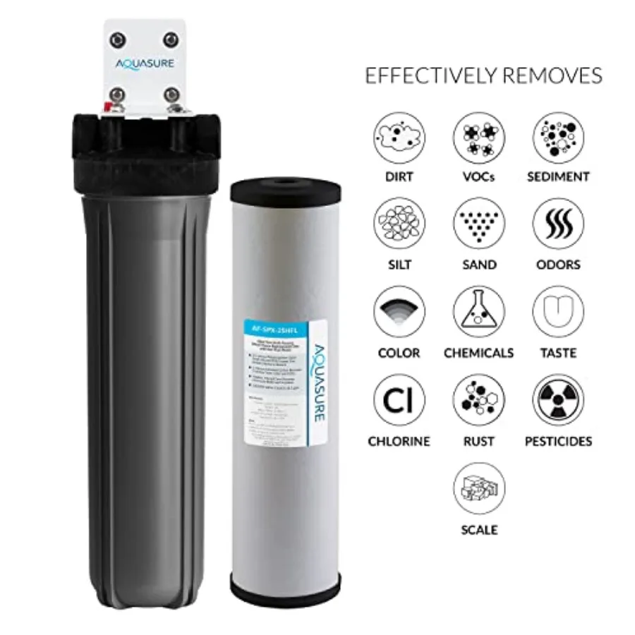 سلسلة Fortitude V2 للمنزل بالكامل، متعددة الأغراض، الرواسب/الكربون/السيليفوس، مقياس البكتيريا المضاد للصدأ، نظام تصفية المياه #2