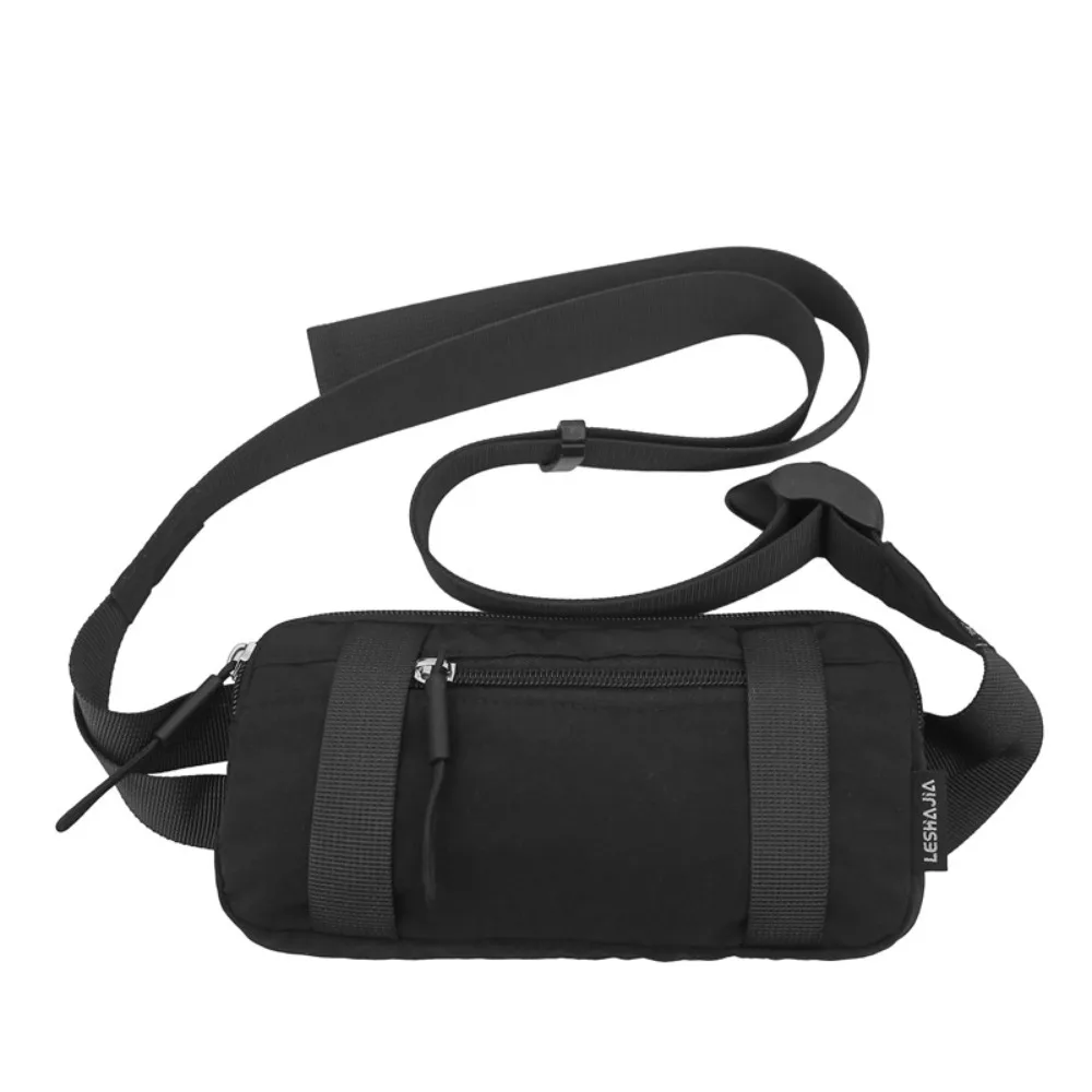 

Nylon Men's Chest Bag Multifunctional Korean Style Crossbody Phone Pouch Large Capacity Adjustable Shoulder Waist Bag Outdoor