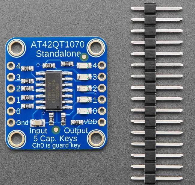 

Инструменты разработки сенсорного датчика 1362 AT42QT1070 Прорыв сенсорного датчика