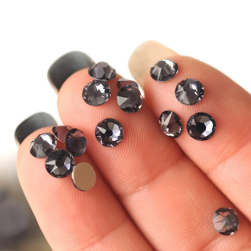 SW Xirius Tanzanit 2088 Flache Strasssteine Kristall Glitzer Glas Strass für Kleider Schmuck Glänzende DIY Kleidungsdekoration – Detail 5