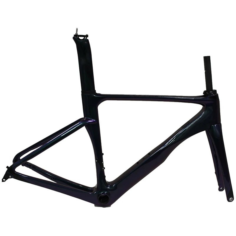 

trending 2023 Disc-brake Carbon Fiber Bike Bicycle Frames All Internal Cable Carbon T700 cargo bicycle frame marcos de bicicleta