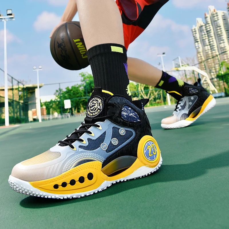 

Баскетбольная обувь, удобные повседневные высококачественные молодежные кроссовки для бега для пар, спортивные тренировочные износостойкие нескользящие уличные кроссовки