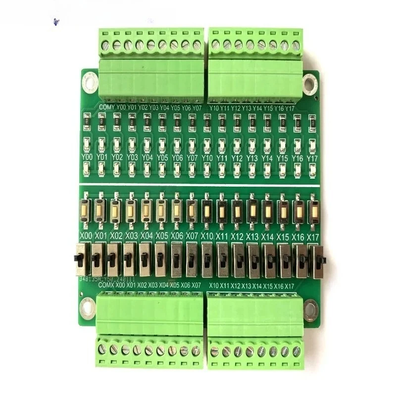 PLC Debugging Simulation Board 16 Input/output Test Board Button Toggle Switch Switch Learning Module