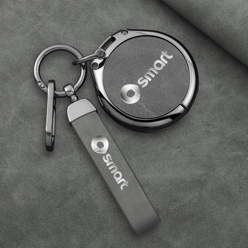 New Leather Car Remote Key Case Fob Cover Holder Shell for Mercedes Benz SMART Fortwo 1 BRABUS Keyless Protector Car Accessory