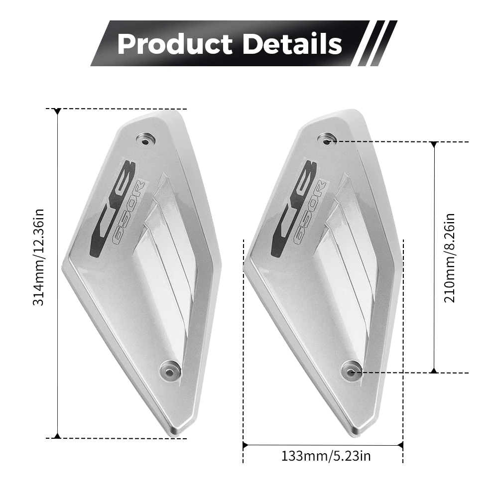 CB650R Frame Side Panel Guard Cover For Honda CB 650R 2023 2020 2021 Shell Protector Motorcycle Accessories Protection KEMiMOTO