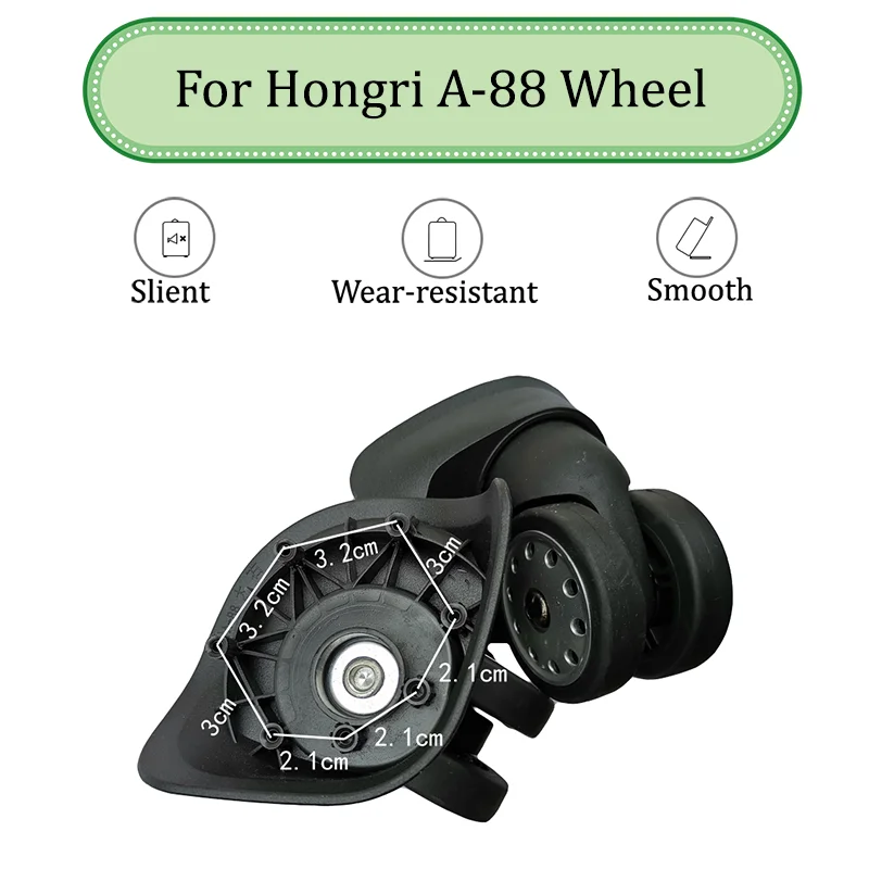 

Suitable For Hongri A-88 Universal Luggage Wheel Mute Wear-resistant Push-pull Smooth Luggage Replacement Accessories Wheels