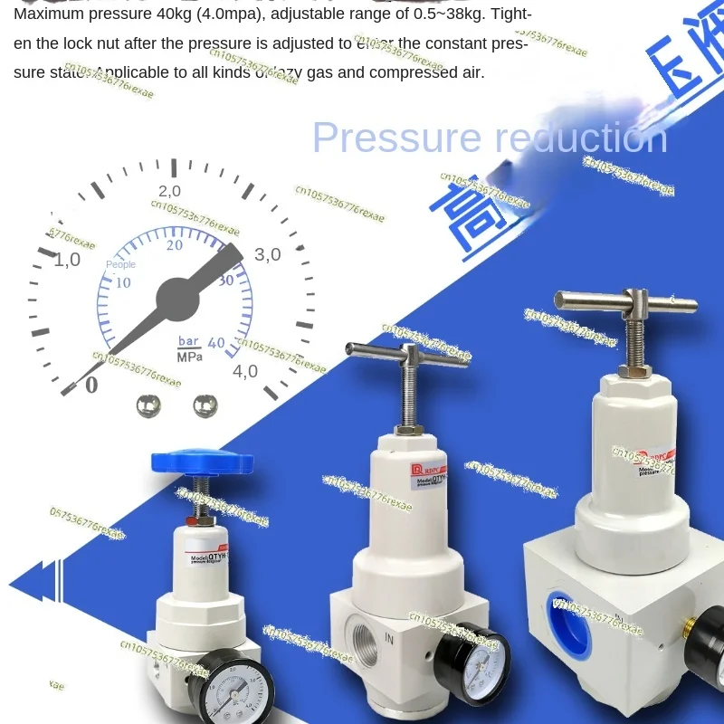 Applicable to 4.0MPa High-Pressure Reducer Valve QTYH-08\10\15\20\25\40\50 Pressure Regulating Qslh Filter Qrfh