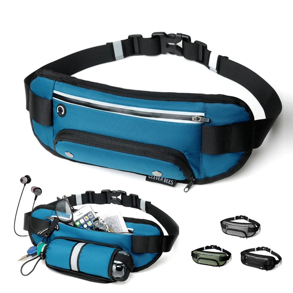 Outdoor Running Sports Bag, Hidden Water Bottle Bag, Personal Anti-Theft Mobile Phone Bag, Travel Hiking Waist Bag