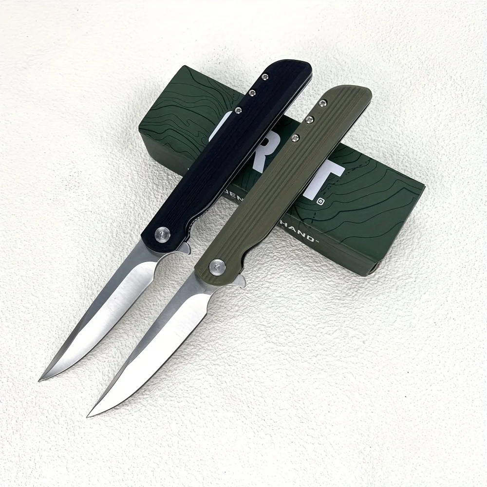 

Outdoor folding knife Quick opening folding knife High hardness knife field multi-purpose knife pocket knife fruit knife gift box packaging