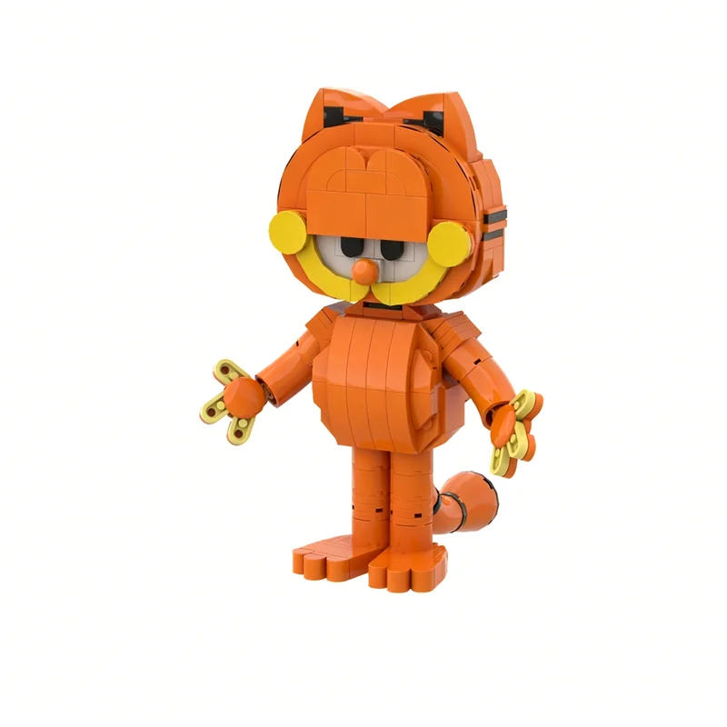 

317PCS MOC Creative Model Garfield Collectible Display DIY Building Blocks Home Decor Gift Showcase Building Blocks Display Gift