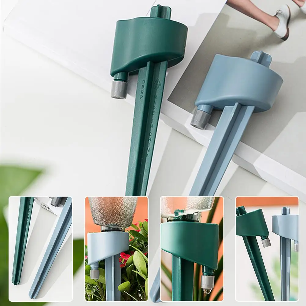 

2024 Timing Automatic Lazy Waterer Household Drip Irrigation Dripper Potted Home Watering Flower Plants Spikes Adjustable S J2Q5