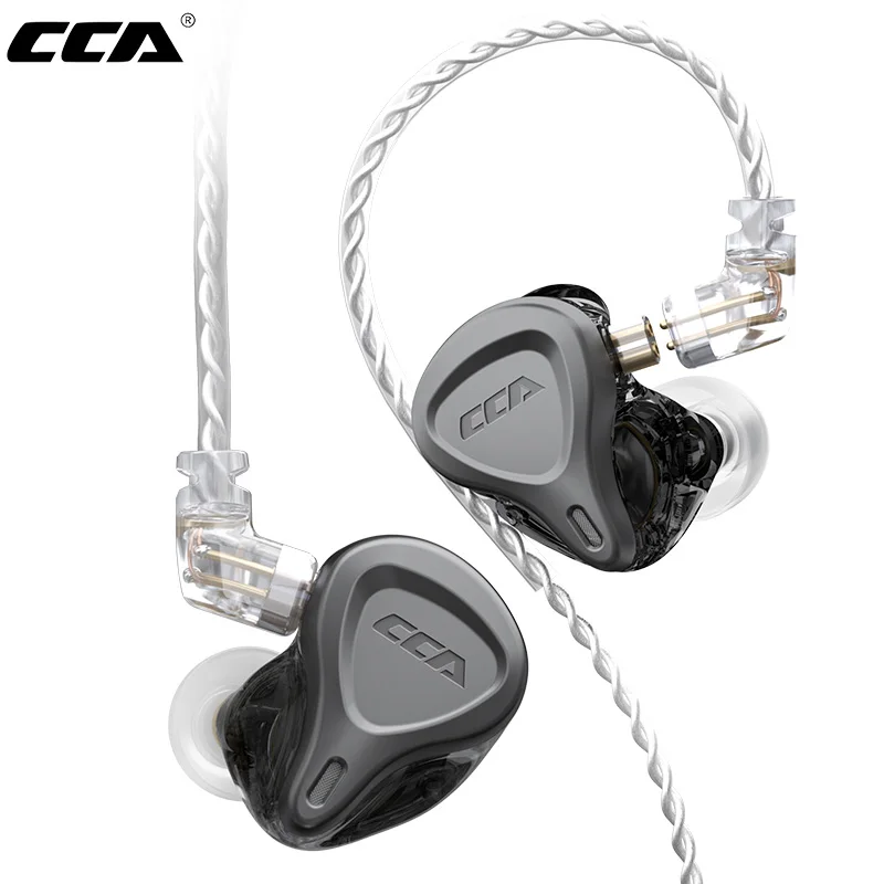 

CCA CSN Wired Earphones Hybrid 1DD+1BA Driver HiFi Stereo Bass Sound Gaming Headset 2Pin Detachable Cable In Ear Headphones