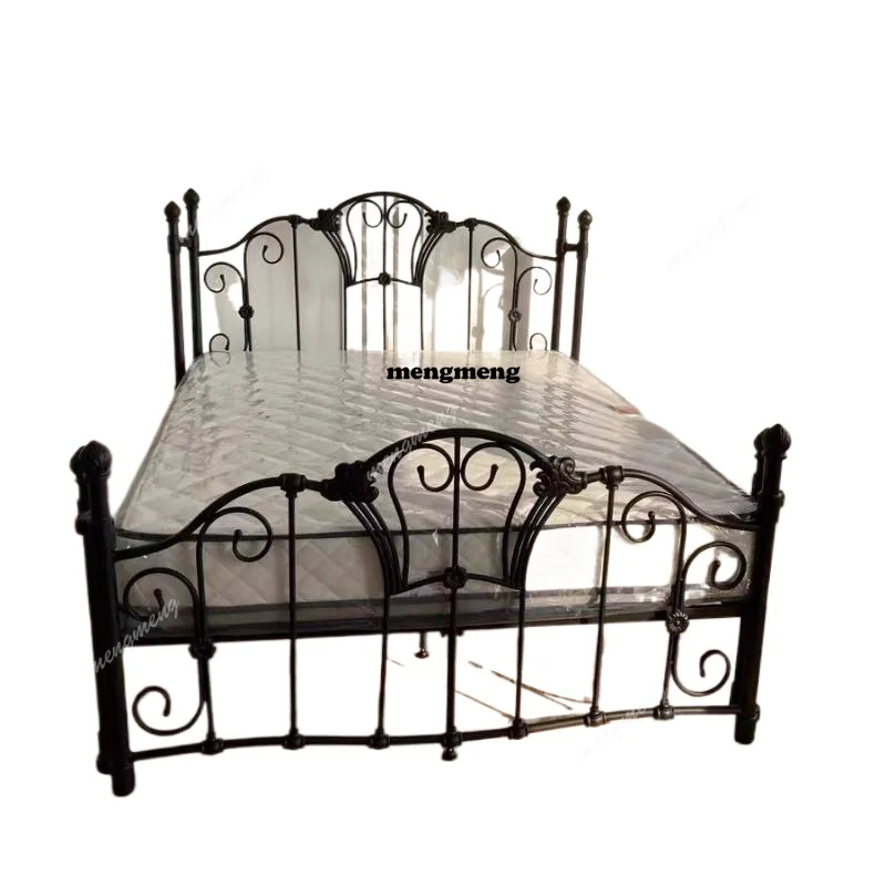 

Elegant Decoration Double Bed Dormitory Girls Lounges Loft Double Bed Bases Modern Household Cama Matrimonial Furniture Home