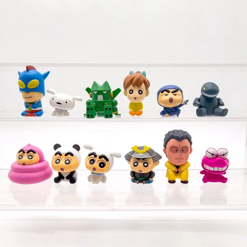 Figurka Crayon Shin Chan Nohara Shinnosuke Tsuru Bochan Sato Masao Sakurada Nene Blind Box Zabawka dla Dzieci