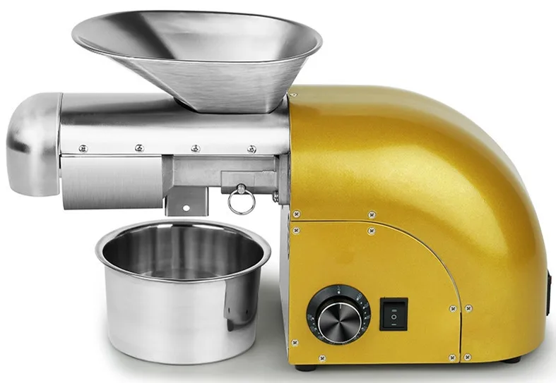 

220v 110v Household Oil Presser Commercial Electric Oil Press, Stainless Steel Small Oil Press Machine