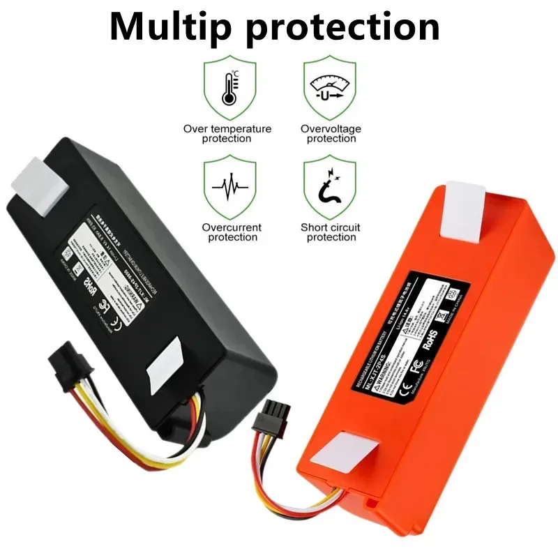 

9800mAh Ersatz Batterie FürMi RoboterMijia Roborock S50 S51 Roboter Staubsauger Li-Ion 14,4 V Batterie