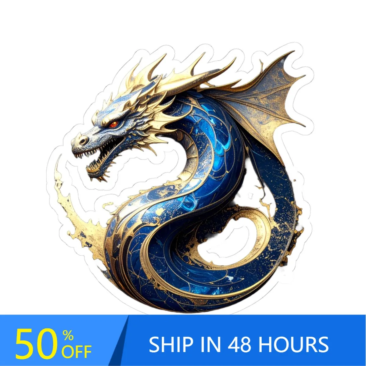 

Wicked Dragon Stickers, Mythical Aesthetic Laptop Window Truck Motor Home Waterproof Vinyl Decal Decoration Funny Unique