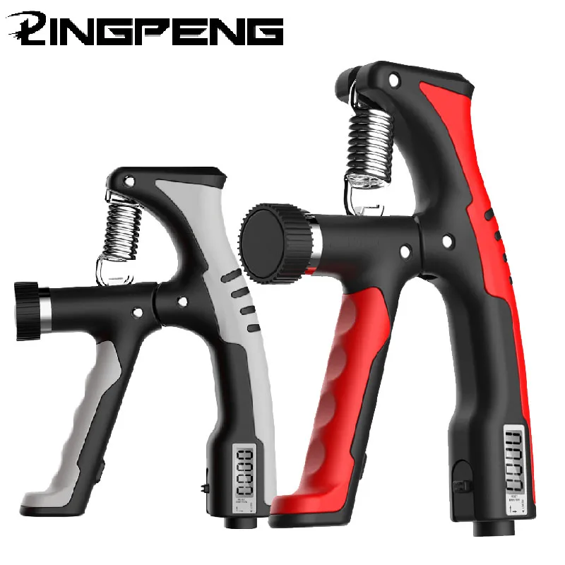 10-100KG Electronic Smart Counting Hand Grip Adjustment Exercise Power Strengthening Pliers Spring Finger Pinch Wrist Training