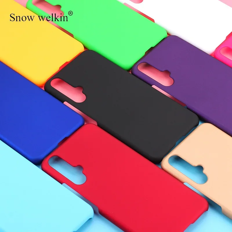 For Huawei Honor 20 Luxury Rubberized Matte Hard Plastic Case Cover For Honor 20S 20 Pro Lite 20i Back Phone Cases