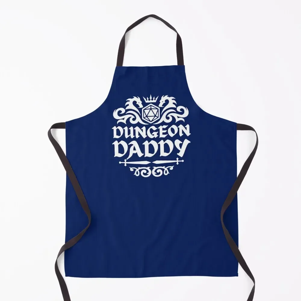 D&D DUNGEON DADDY, DND DAD, Dnd fathers day, D&D dad Apron Men kitchen christmas Apron