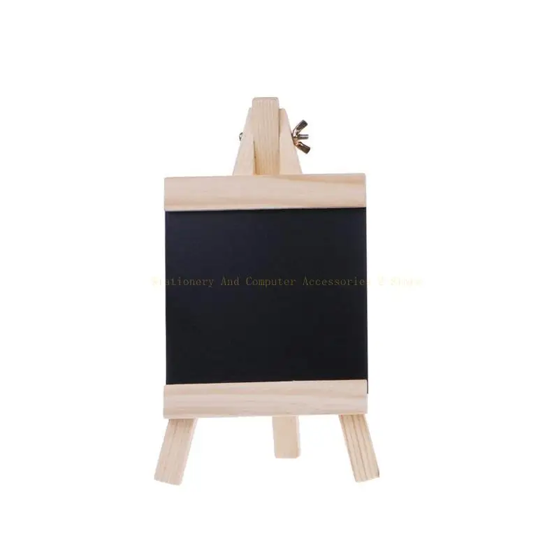 لافتة سبورات مكتبية مع حامل قابل للطي، علامات ملصقات طعام صغيرة للسبورات السوداء