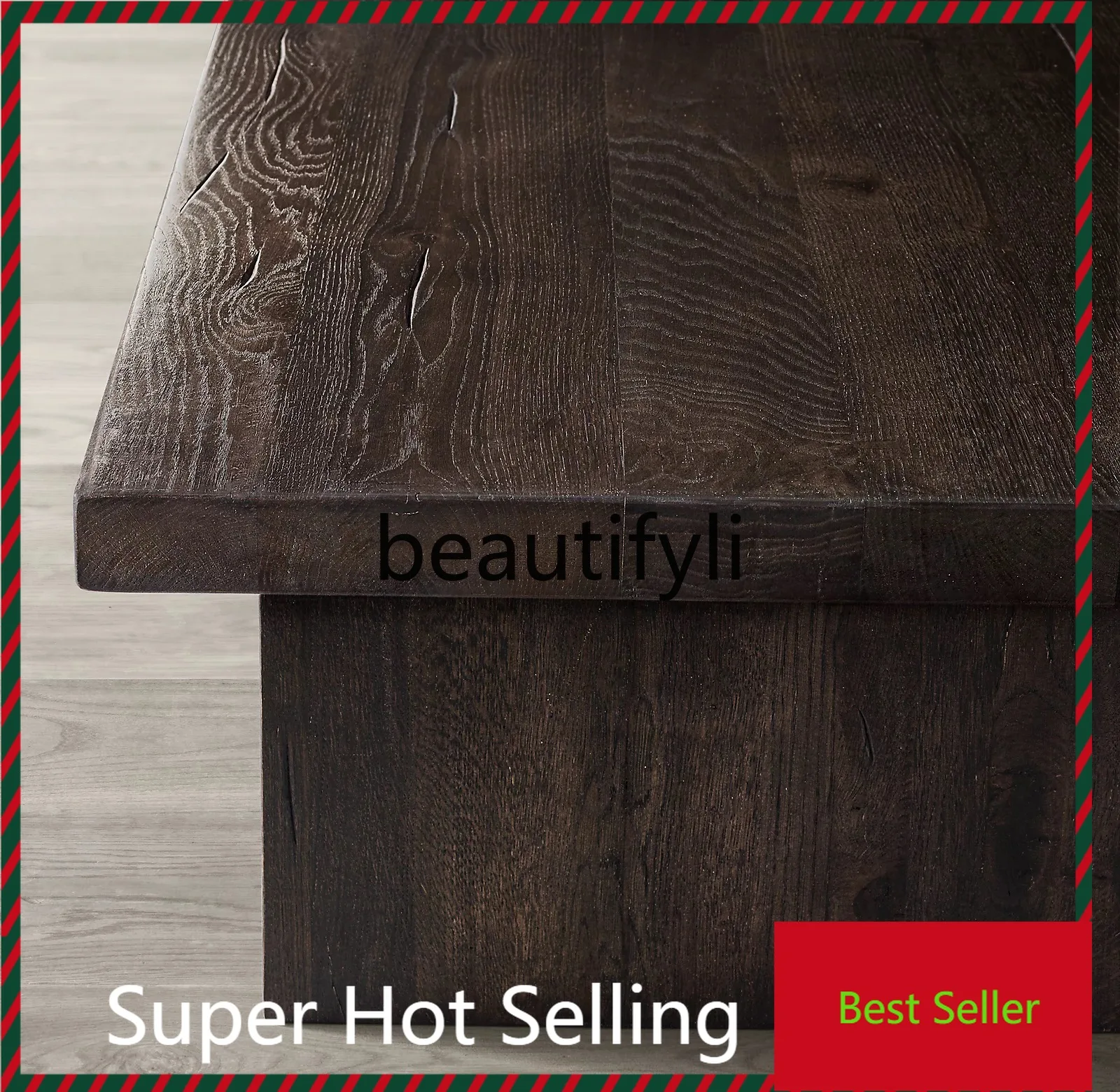 

G1218 North American Black Walnut Dining Table Solid Wood Large Board Modern Office Log Workbench Coffee Table