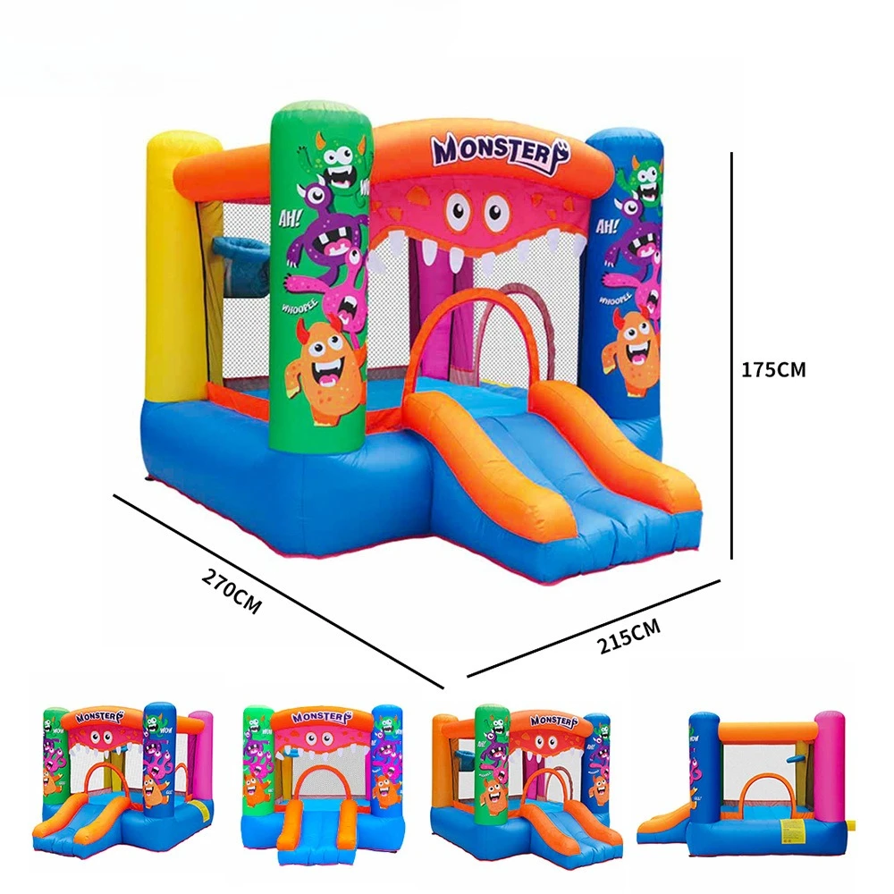 

Новый детский домашний надувной батут, маленькая горка, озорной замок, домашняя надувная горка, батут, оборудование для развлечений